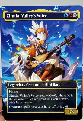 Zinnia, Valley's Voice Proxy Card with Custom designed art | eBay