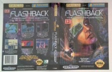 Flashback The Quest for Identity Sega Genesis Cover Art Only No Manual or Game