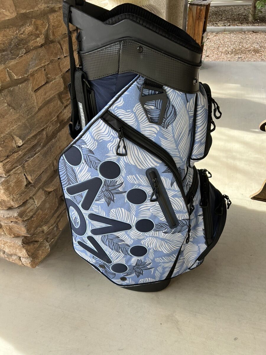 Scotty Cameron Blue Floral Circle T Explorer Cart Bag 2023 Scotty Cameron Blue Floral Circle T Explorer Cart Bag 2023