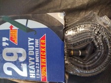 Goodyear 29" x 1.9"-2.3", 30% Thicker Heavy Duty Bike Tube, Black Factory Sealed