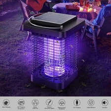 Solar Mosquito Killer Lamp USB Hanging Light Electronic Fly Bug Insect Zapper