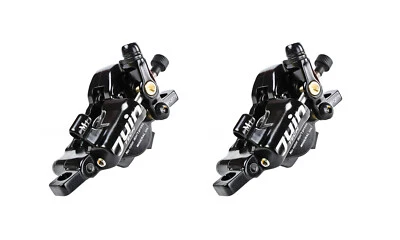 Juin Tech M1 Mountain eBike Bicycle Hydraulic Disc Brake Calipers w/rotors Black