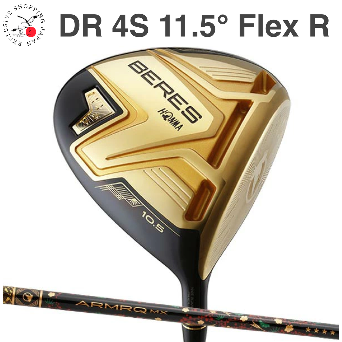 HONMA Club Men Beres Aizu Driver DR 4S 4 Star Loft 11.5° ARMRQ