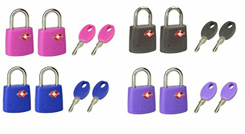Master Lock 4695EURTAST Set di 2 Lucchetti TSA, 30 mm, colori assortiti (g2q)
