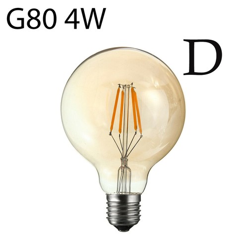 E14/E27 Edison Bulbs 2/4/6/8W Filament Bulbs C35/ST64/G80/G95/G125/T45/T185 Lamp - Picture 46 of 72