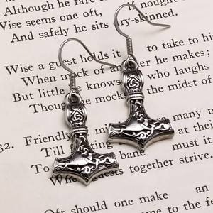 mjolnir earrings