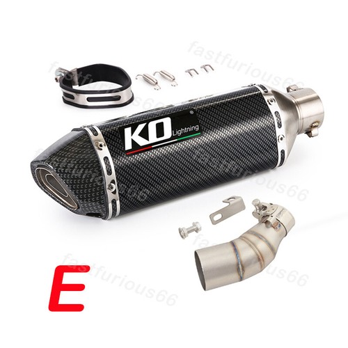 Slip-on For CF-moto Papio 125 2023 Exhaust Mid Link Pipe Muffler Tips Silencer - Picture 8 of 12