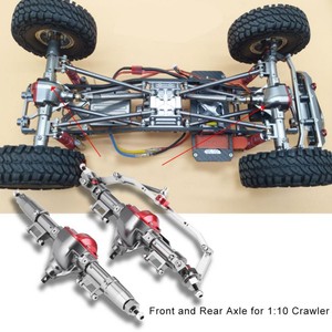 Rc Auto Achsen Al Legierung Vorder Und Hinterachse Fur Scx10