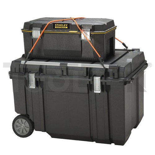 VASCA CON RUOTE BAULE CASSA PORTA ATTREZZI UTENSILI 240Lt STANLEY - Foto 6 di 7