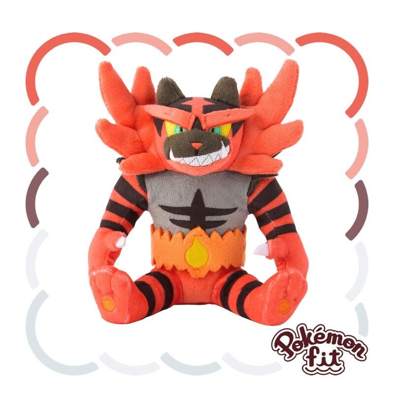 Centro Pokemon Original Pokemon Ajuste 727 Incineroar Peluche Japón Oficial