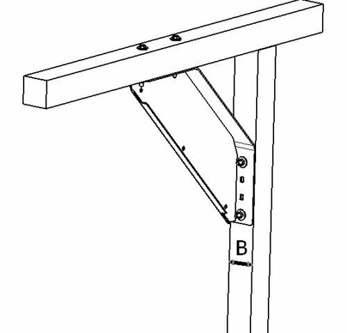 4-3 mm Schwerlast Balkenverbinder Carport Verbinder Stütze Holzverbinder - Bild 4 von 4
