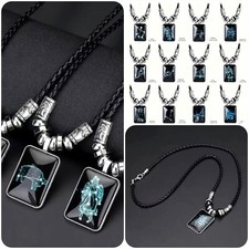 Sternzeichen-Anhänger Kette💝 Astrologie-Schmuck Horoskop Amulett Damen & Herren