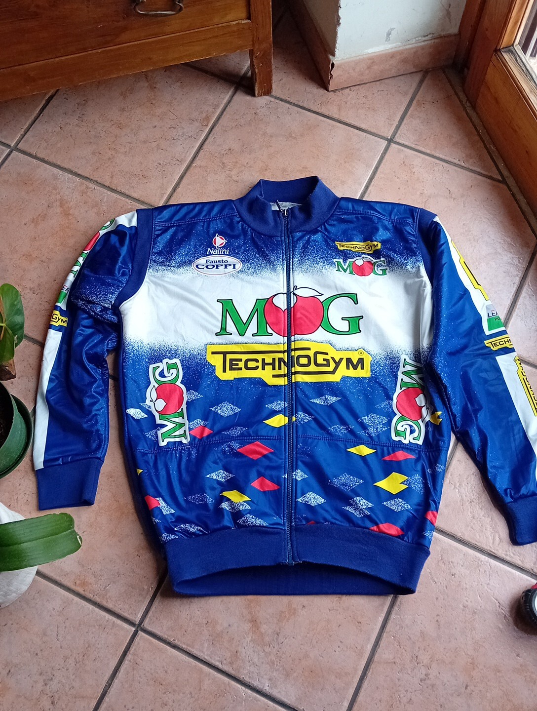 MG Tecnogym Fausto Coppi Giubbino Ciclismo Gianni Bugno