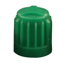 MILTON INDUSTRIES PLASTIC DOME CAP-GREEN 438