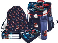 Allstar Schulranzen SET 5tlg Schulrucksack Tornister für Jungen Grundschule 