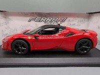 1:18 Burago Ferrari Sf90 Stradale Hybrid 1000PS 2019 Red Black BU16015