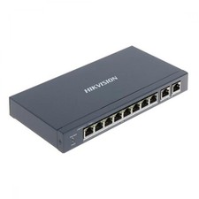 Hikvision DS-3E0310P-E/M Switch di rete 8 Porte PoE 10/100Mbps + 2 Porte 10/100/