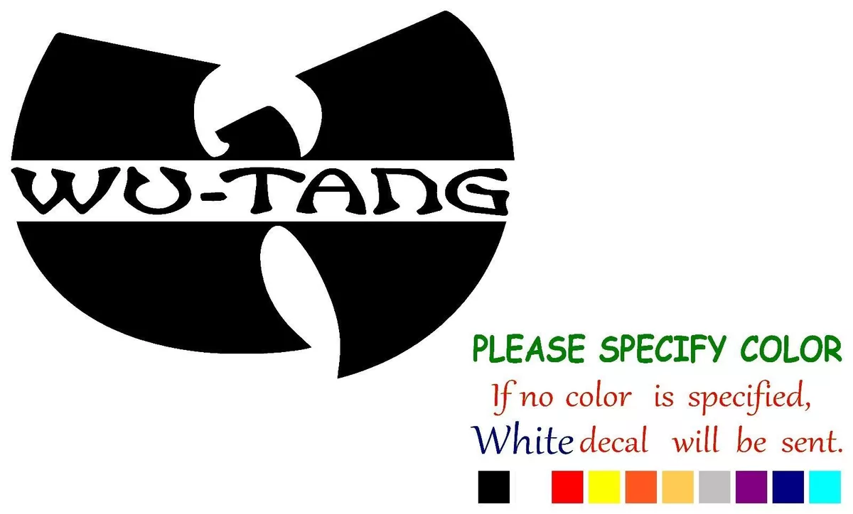 Wu Tang Clan Graphic Die Cut decal sticker Car Truck Boat Window