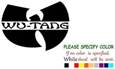 Wu Tang Clan Graphic Die Cut decal sticker Car Truck Boat Window Laptop 22"