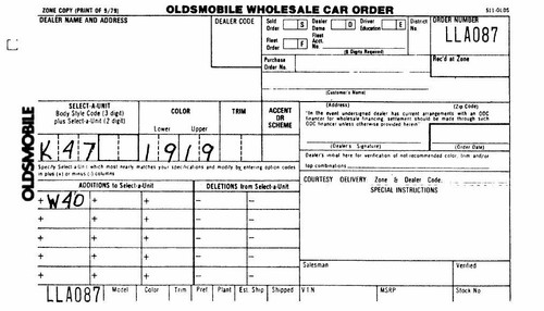 1983 1984 Hurst/Olds Cutlass GM Documents Press Release Lightning Rod Shifter - Picture 11 of 12