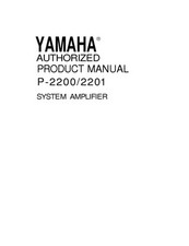 Yamaha P-2200 Amplificatore Manuale Proprietario