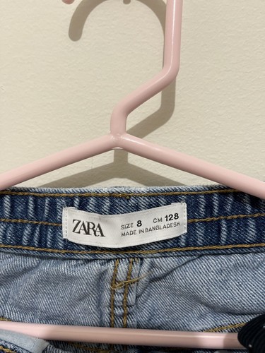 Zara Girls Mom Fit Jean Ajustable Waistband - Picture 15 of 16