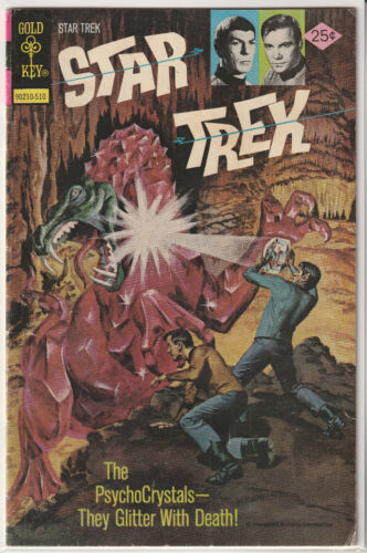 Original Vintage Star Trek #34 Gold Key 1975 "The Psychocrystals" Photo Cover - Photo 1/3