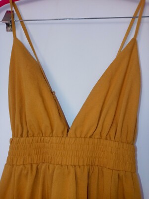 Fashion Nova River Flow Maxi Dress Mustard Size S | eBay Fashion Nova River Flow Maxi Dress Mustard Size S | eBay
