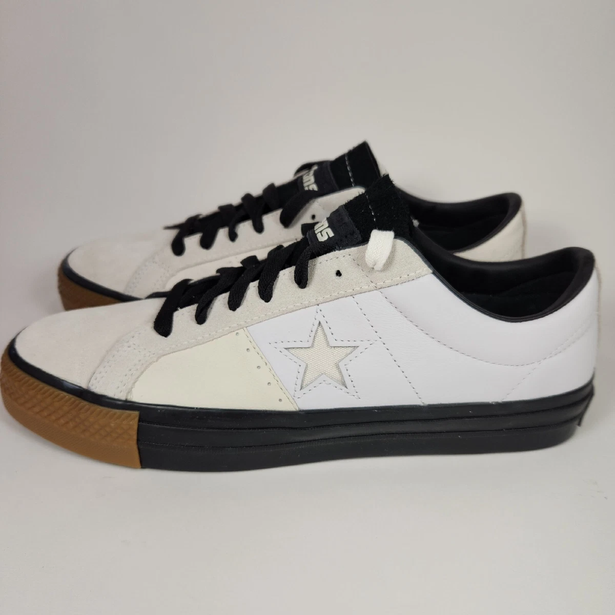 Converse one star top ox leather white