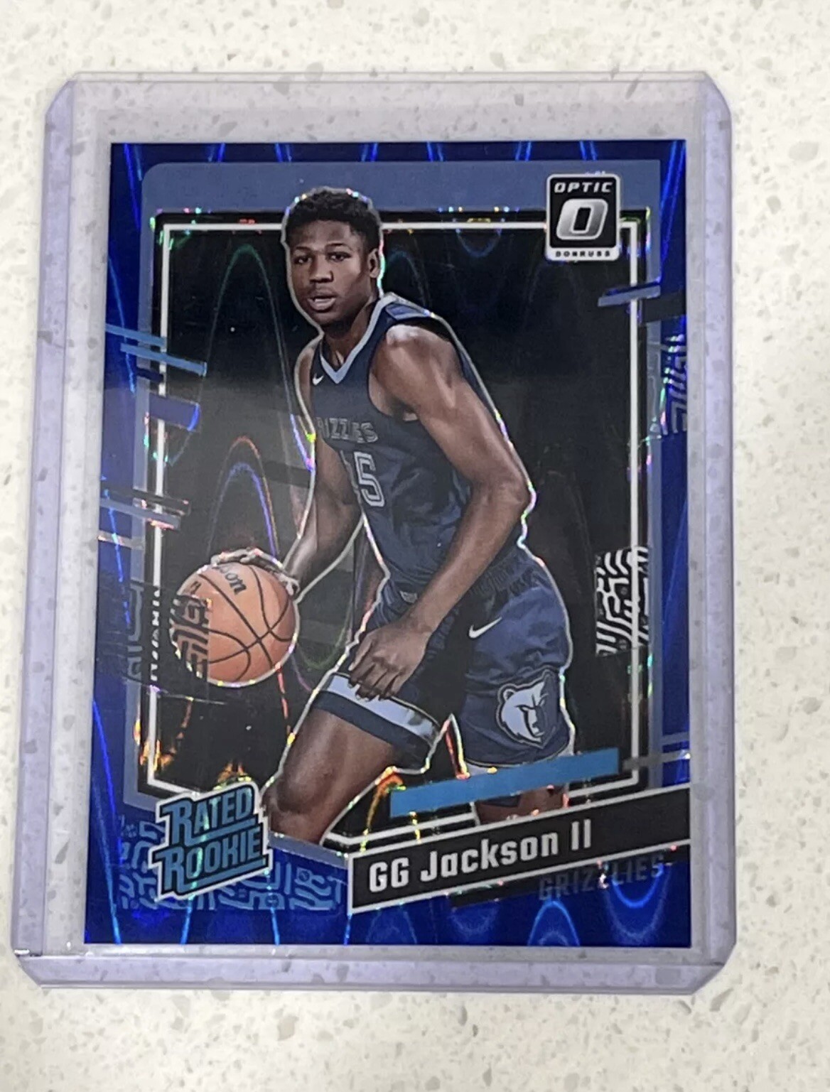 GG JACKSON II 2023-24 DONRUSS OPTIC RATED ROOKIE BLUE SEISMIC RC /249