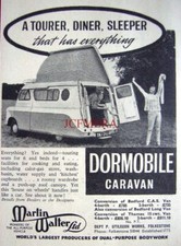 'DORMOBILE' Bedford Van Motor Caravan Conversion Advert : Small 1959 Auto Print