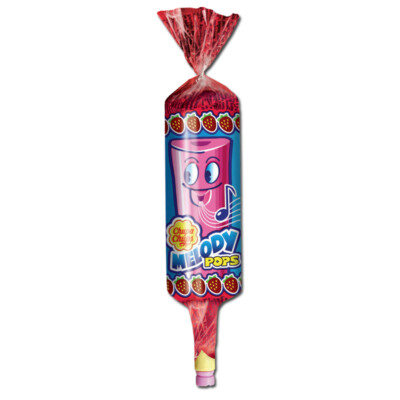 (66,67 /1kg) Chupa Chups Melody Pops, Pfeifen, 15g Lutscher