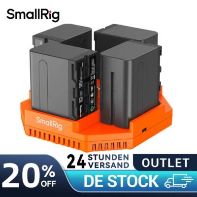 SmallRig NP-F970 Ladegerät Battery Ersatzbatterien mit PD 100 W Schnellladung