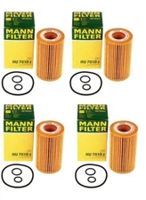 NEW Set 4 Motor Oil Filter Kits For Benz E250 GLK250 ML250 Sprinter 2.1 L4 Mann