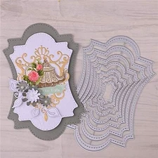 Frame Die Cut for Card Making, Hollow Out Metal Cutting Dies Congratulations ...