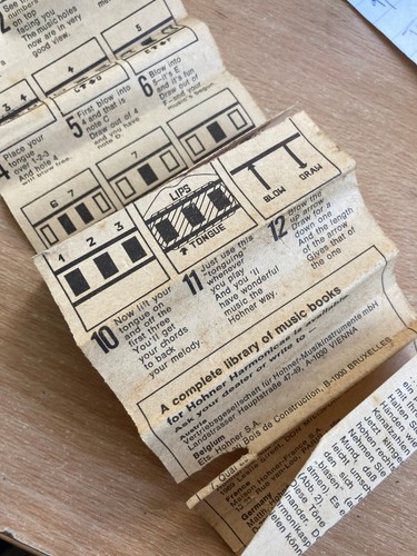 Boxed C. A. Seydel Söhne Bandmaster Mouth Organ Harmonica + Hohner Instructions - Picture 10 of 11