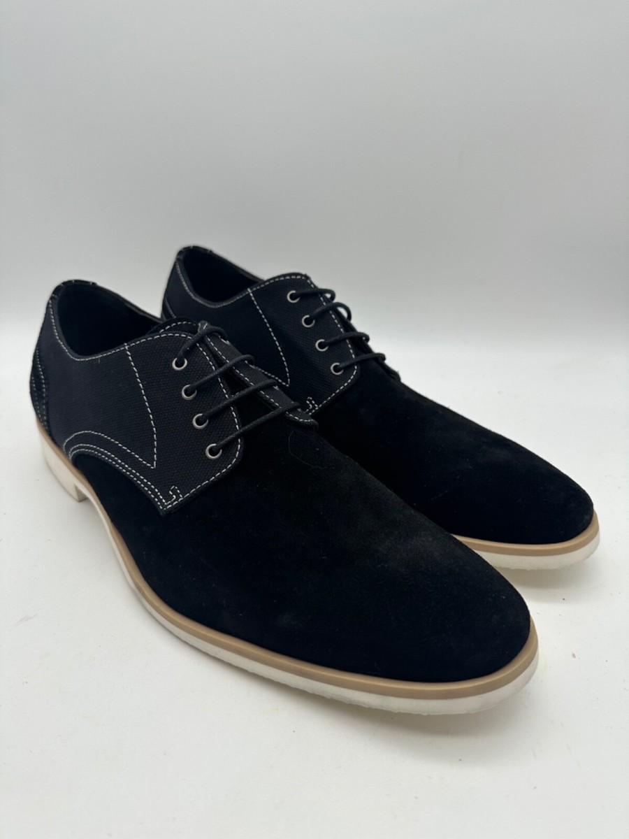 BRAND NEW Stacy Adams Preston 24891-008 Black Suede/Canvas  display picture 3