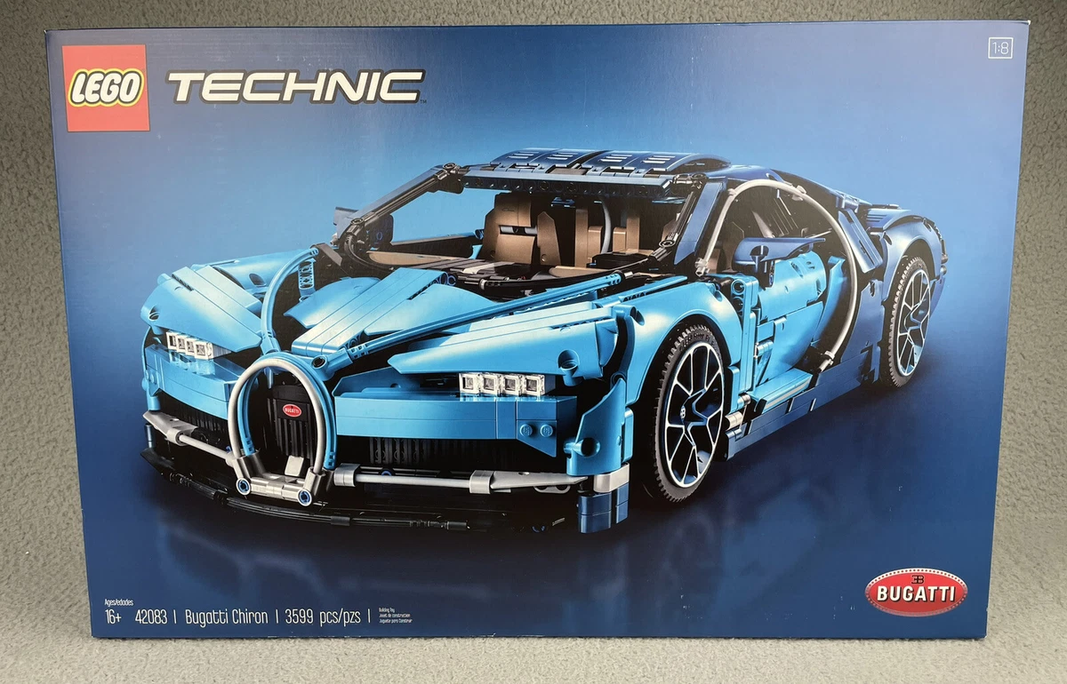 Lego Technic Bugatti Chiron (42083) Manual Book 1 & 2 AND BOX ONLY