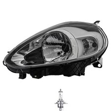 Faro Alogeno Sinistro Per Fiat Punto Evo 199_ 1.2 Bj.09-12 1.4 16V