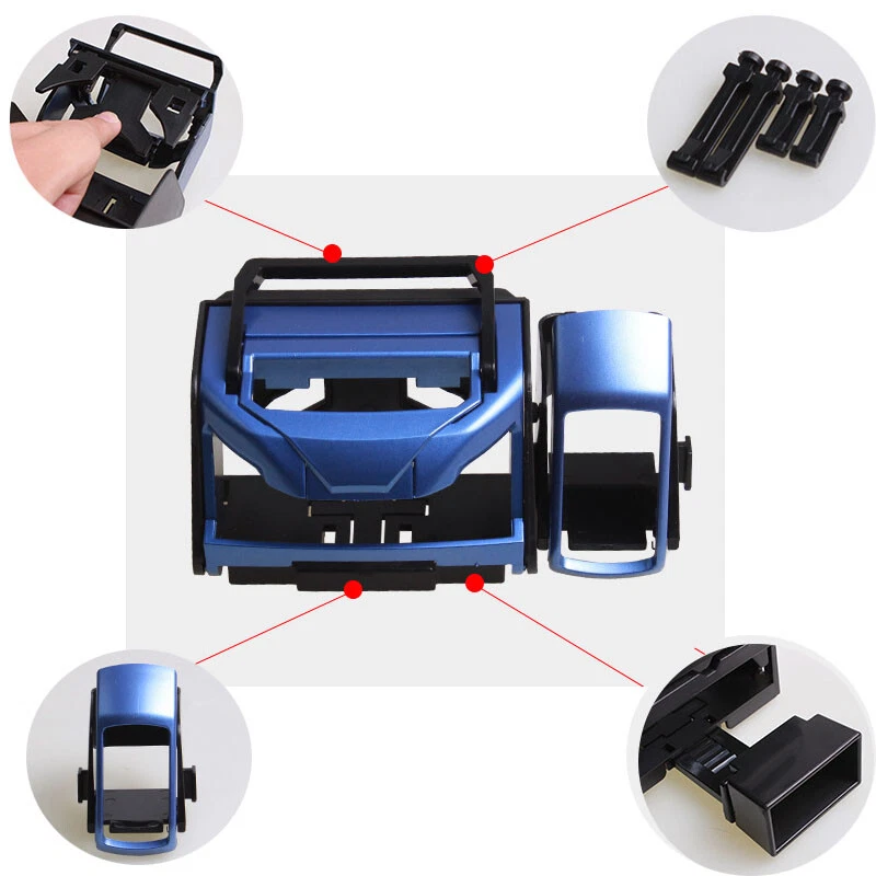 Car Outlet Air Vent Drink Holder Clip Mounted Cup Bottle Can Holder Plastic Rack - Изображение 3 из 4