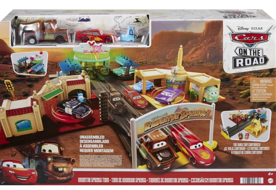 Disney Pixar Cars Radiator Springs Tour Playset Track Set Lighning