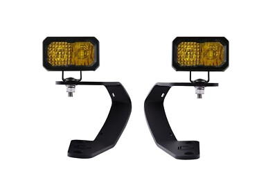 Diode Dynamics SSC2 Sport Yellow Combo Ditch Light Kit For 10-23 Toyota 4Runner