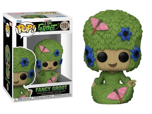 BOX DAMAGED Funko Pop! Marvel: I Am Groot, Fancy Groot Vinyl Figure #1191 #70649