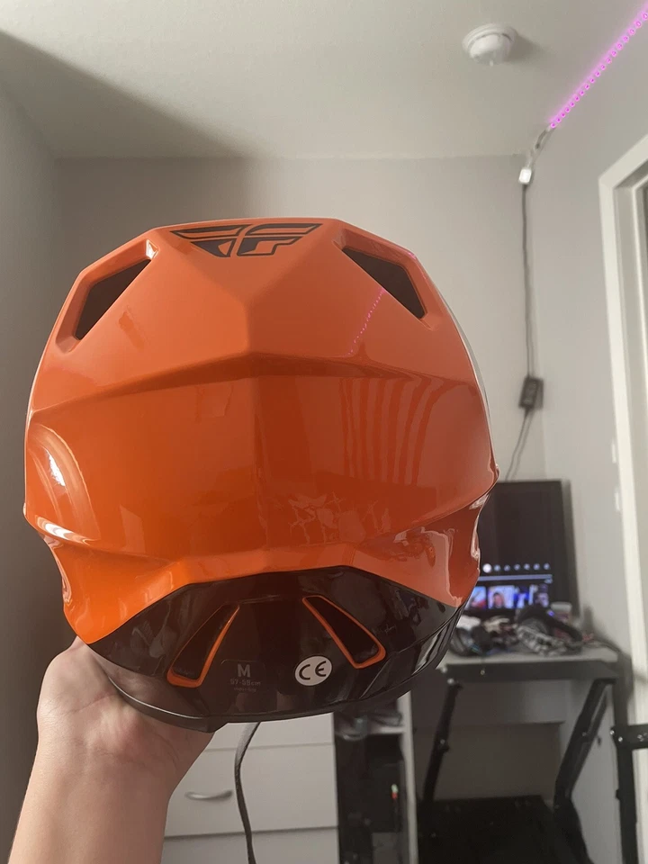 Casco de ciclismo Fly Racing Rayce azul marino/naranja - mediano Foto 4 de 4
