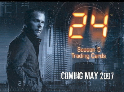 TWENTY FOUR 24 SEASON 5 2007 ARTBOX PROMO CARD P1