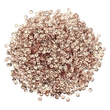 3000Pcs Loose Cup Sequins 4mm Round Loose Sequin 0.7 oz 20g Champagne 