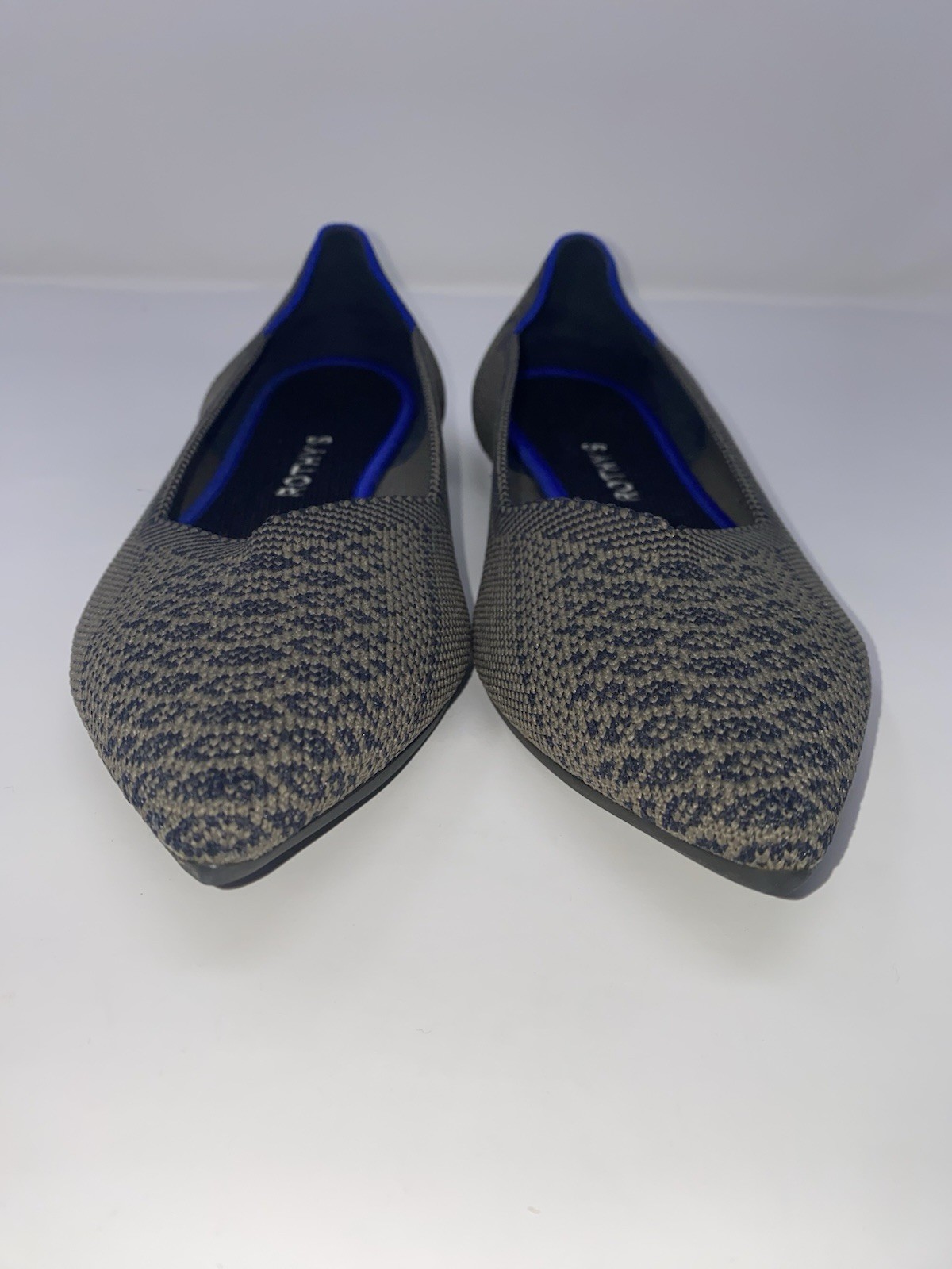 Womens Rothys The Point Walnut Python Snake Slip … - image 5