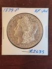 1879 P Morgan Silver Dollar ■ XF-AU ■ #2639