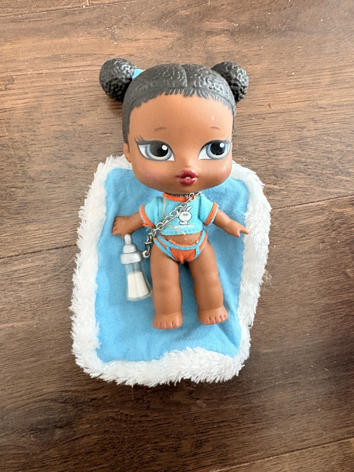 BRATZ Babyz SASHA Doll Bunny Boo With Bottle And Blanket
