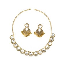 Womens Holiday Gift Choker Necklace Earrings 2Pc Set Christmas Present